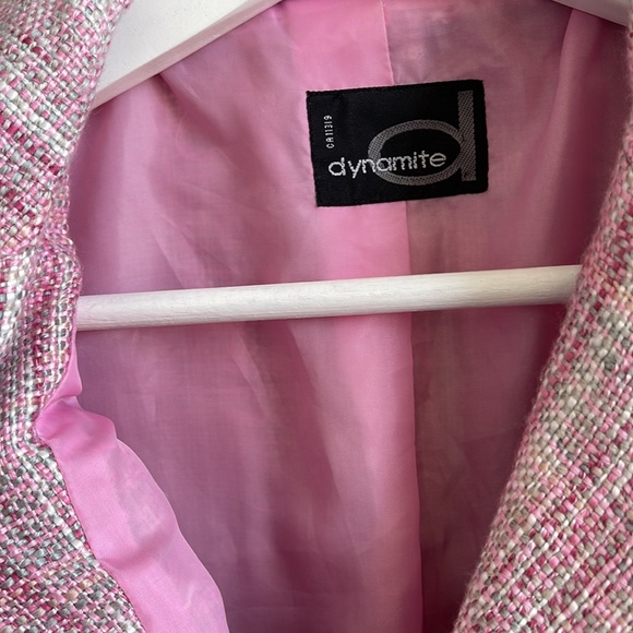 Size S Dynamite pink blazer - Picture 7 of 8